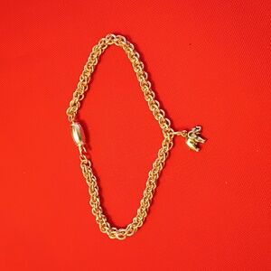 Sterling Silver Elephant charm bracelet